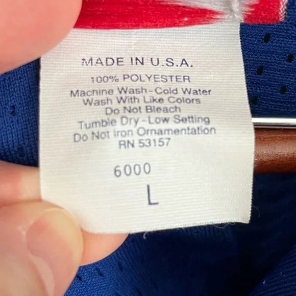 Mets jersey #18, blue adult size large - Picture 4 of 7